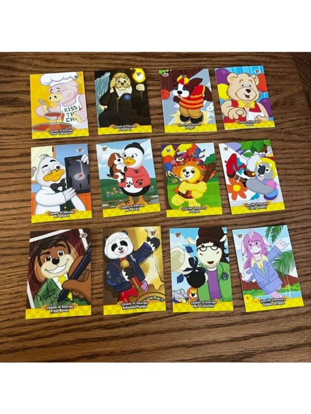 Webkinz Set of 12 Card Lot